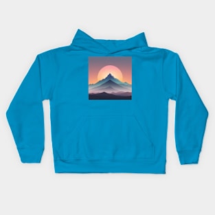 Exquisite Mountains Kids Hoodie